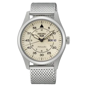 Seiko Sports Automatic Beige Dial Stainless Steel SRPH21K Mens Watch