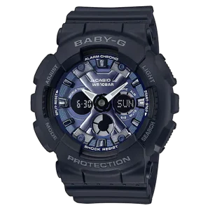 Baby-G Digital Analog Black Resin Band Watch BA130-1A2