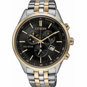 Citizen Eco-Drive Chronograph Tachymeter  At2144-54E Mens Watch