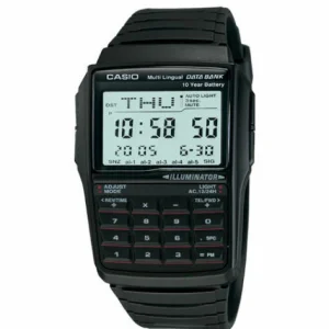 Casio DBC32-1A Data Bank Black Digital Mens Watch