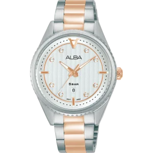 Alba Active Dress Analogue Silver Dial Womens Watch AH7AJ7X