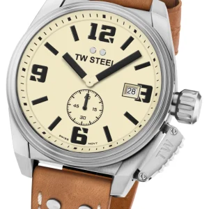 TW Steel Canteen Beige Dial Watch TW1000