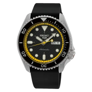 Seiko Supercars Special Edition Yellow Automatic Watch SRPJ07K
