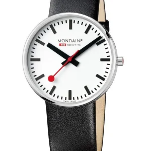 Mondaine Giant Backlight White Dial Watch MSX.4211B.LB