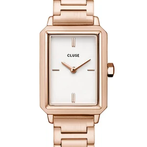 Cluse Fluette White/Rose Gold Link CW11503