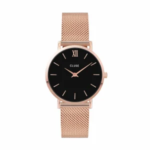 CLUSE Minuit Rose Gold Watch CW0101203003