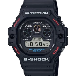 G Shock Digital 5900 Style Black Resin Band Watch DW5900-1D