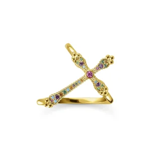 Thomas Sabo Ring Cross Gold
