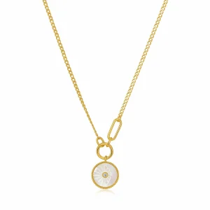 Ania Haie Eclipse Emblem Gold Necklace