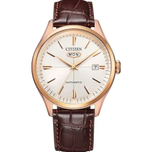 Citizen C7 Series Brown Leather Automatic Watch NH8393-05A