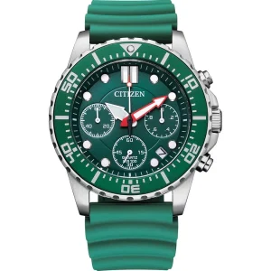 Citizen Quartz Green Chronograph Men's Watch AI5009-12X