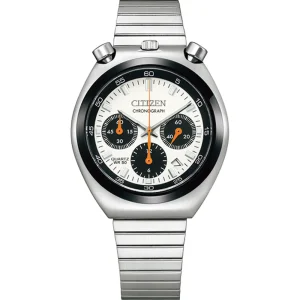 Citizen Vintage White Dial Chronograph Mens Watch AN3660-81A