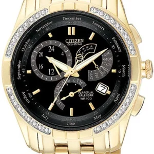 Citizen Calibre 8700 Gold-Tone Diamond Bl8042-54E - Mens Watch