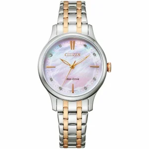 Citizen Mother Of Pearl Dress Watch EM0896-89Y
