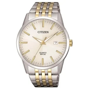 Citizen Champagne Two-Tone Quartz Mens Watch BI5006-81P