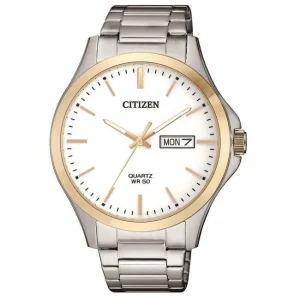 Citizen White Dial Stainless Steel Dress Watch BF2006-86A