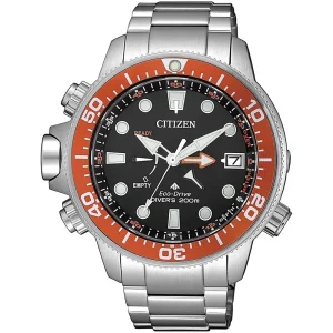 Citizen Promaster Marine Orange Bezel Watch BN2039-59E