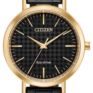 Citizen Black Dial Dress Watch EM0768-54E