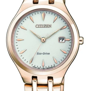 Citizen Rose Gold Eco-Drive Women's Watch EW2483-85B