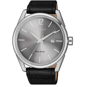 Citizen Dress Collection Black Leather Watch BM7411-16A