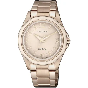 Citizen Rose Gold Tone Dress Watch FE7053-51X