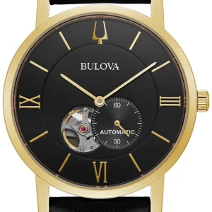 Bulova Black Men's Automatic Classic Watch 97A154