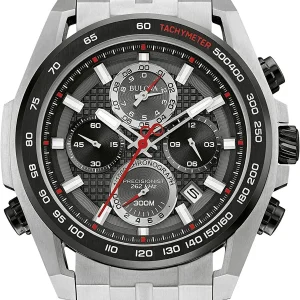 Bulova Precisionist Chronograph Mens Watch 98B270