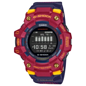 G-Shock G-Squad Blue and Red Resin Band Watch GBD100BAR-4D