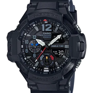 G-Shock Gravity Twin Sensor Black Mens Watch GA1100-1A1