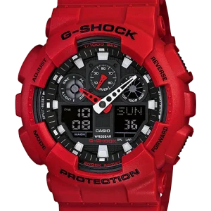 G-Shock Military Red Men's Watch GA100B-4A