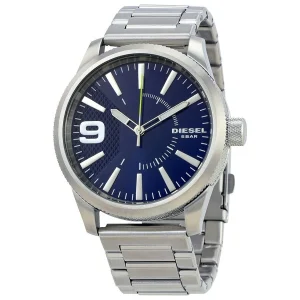 Diesel Rasp Blue Dial Mens Watch