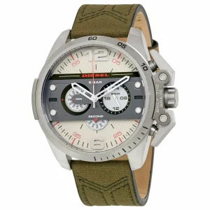 Diesel Ironside Champagne Dial Chronograph Mens Watch
