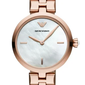 Emporio Armani Rose Gold Arianna Women's Watch with Quartz AR11196