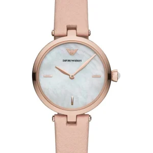 Emporio Armani Women's Arianna Nude Leather Watch AR11199