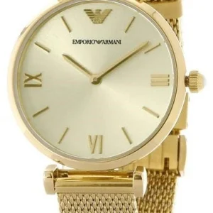 Armani Elegance Retro Gold Ladies Watch AR1957
