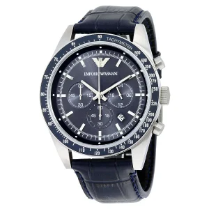 Emporio Armani Men's Blue Sport Watch with Quartz Movement AR6089