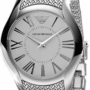 Emporio Armani Women's Classic Silver Dial Watch with Quartz - AR2024