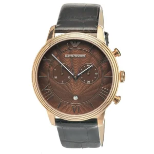 Emporio Armani Ar1616 Men's Watch with Brown Leather Strap