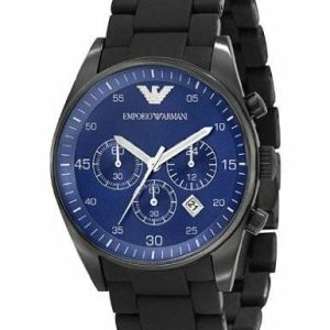 Emporio Armani Blue Chronograph Watch for Men AR5921