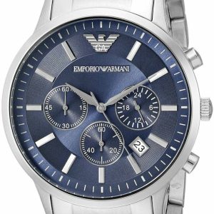 Emporio Armani Blue Dial Chronograph Watch for Men AR2448