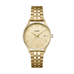 CLUSE Minuit Date Full Gold Link Watch CW14301