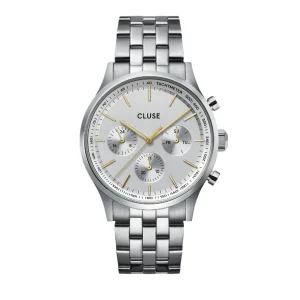 CLUSE Antheor Multifunction Steel Bicolour Watch CW21010