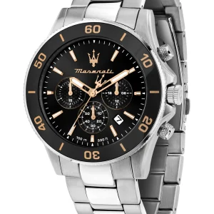 Maserati Competizione 43mm Black Dial Stainless Steel Strap Watch