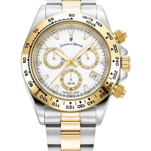 JDM Phoenix Chrono 40mm Two Tone Stainless Steel Strap Watch