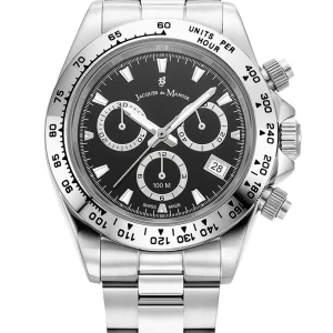 JDM Phoenix Chrono 40mm Back Dial Stainless Steel Strap Watch