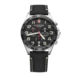 Victorinox Fieldforce Chrono Black Dial Mens Watch 241852