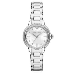 Armani Silver Dial Stainless Steel Watch Model AR11596