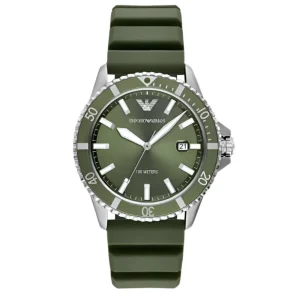 Armani Adventure Seeker Green Silicone Watch AR11638