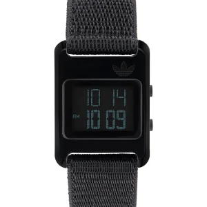 Adidas Originals Digital Retro Watch Black Resin AOST23065