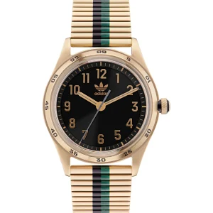 Adidas Code Four 42mm Black Dial Stainless Steel Watch AOSY22526